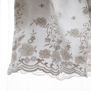 Bohemian soft embroidered white lace tassel shorts